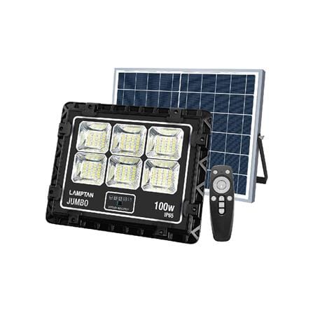 สปอตไลท์ SOLAR LAMPTAN JUMBO 100 วัตต์ DAYLIGHT สีดำ_0