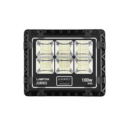 สปอตไลท์ SOLAR LAMPTAN JUMBO 100 วัตต์ DAYLIGHT สีดำ_1