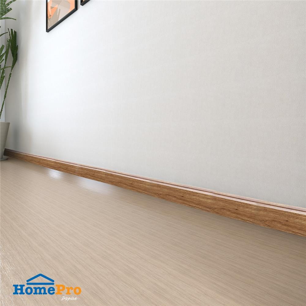 บัวพื้น PS CROBERN JC879-1872 9.5X300X1.2 ซม. สี YELLOW WOOD