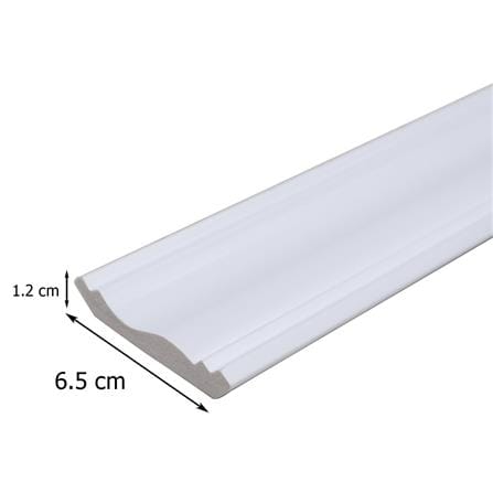 บัวฝ้า PS CROBERN JC880-W1 6.5X300X1.2 ซม. สีขาว_3