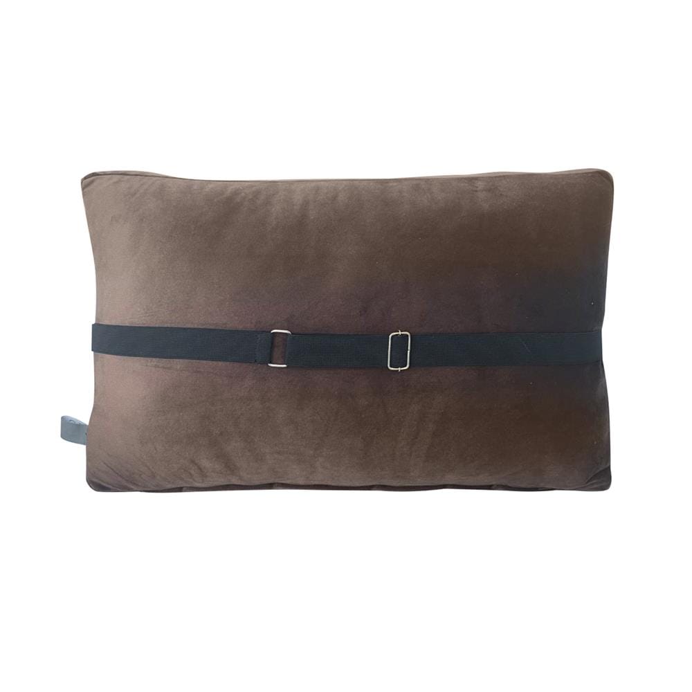 เบาะพิง HOME LIVING STYLE CUSHY 12X20 นิ้ว สีน้ำตาล