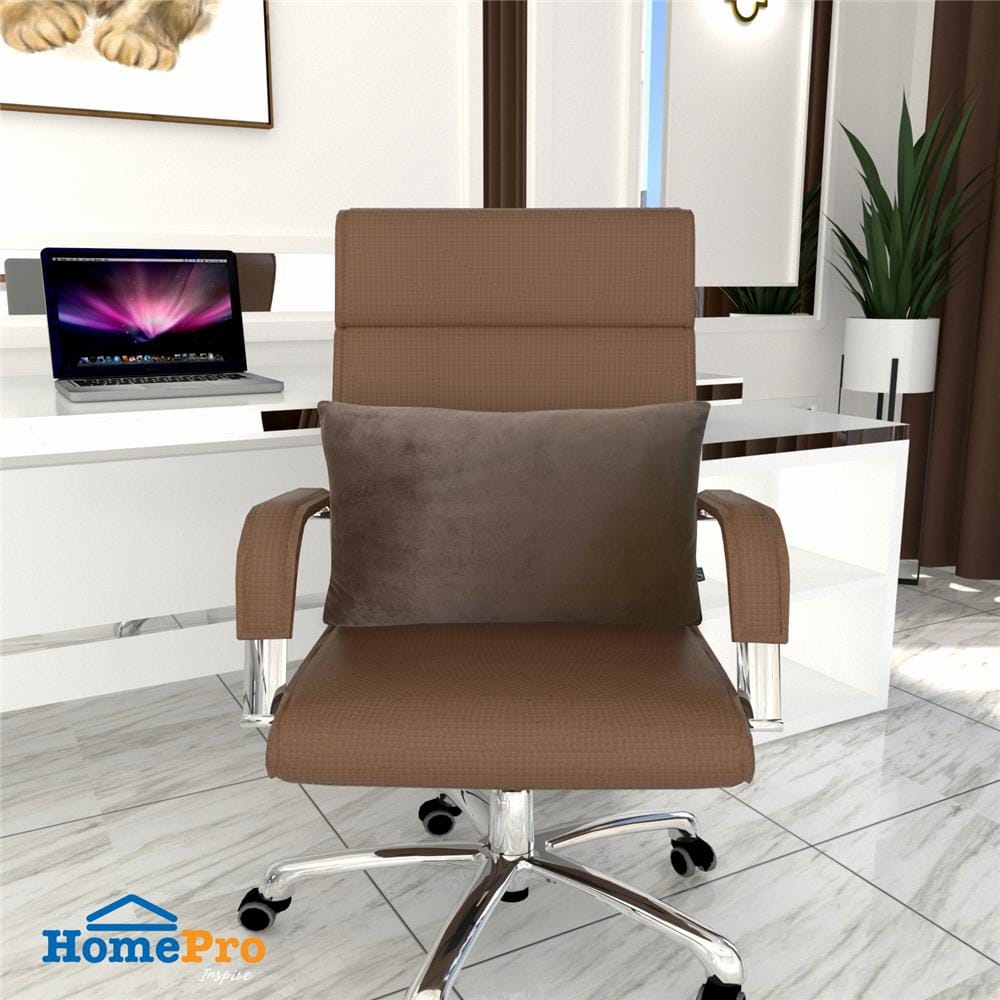เบาะพิง HOME LIVING STYLE CUSHY 12X20 นิ้ว สีน้ำตาล