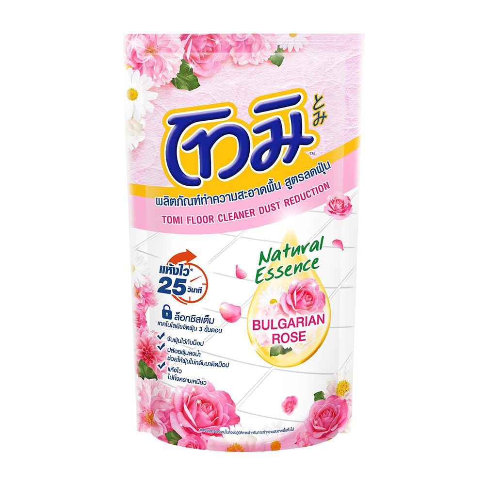น้ำยาถูพื้น TOMI 550 มล. สีชมพู (แพ็ก 12 ชิ้น)