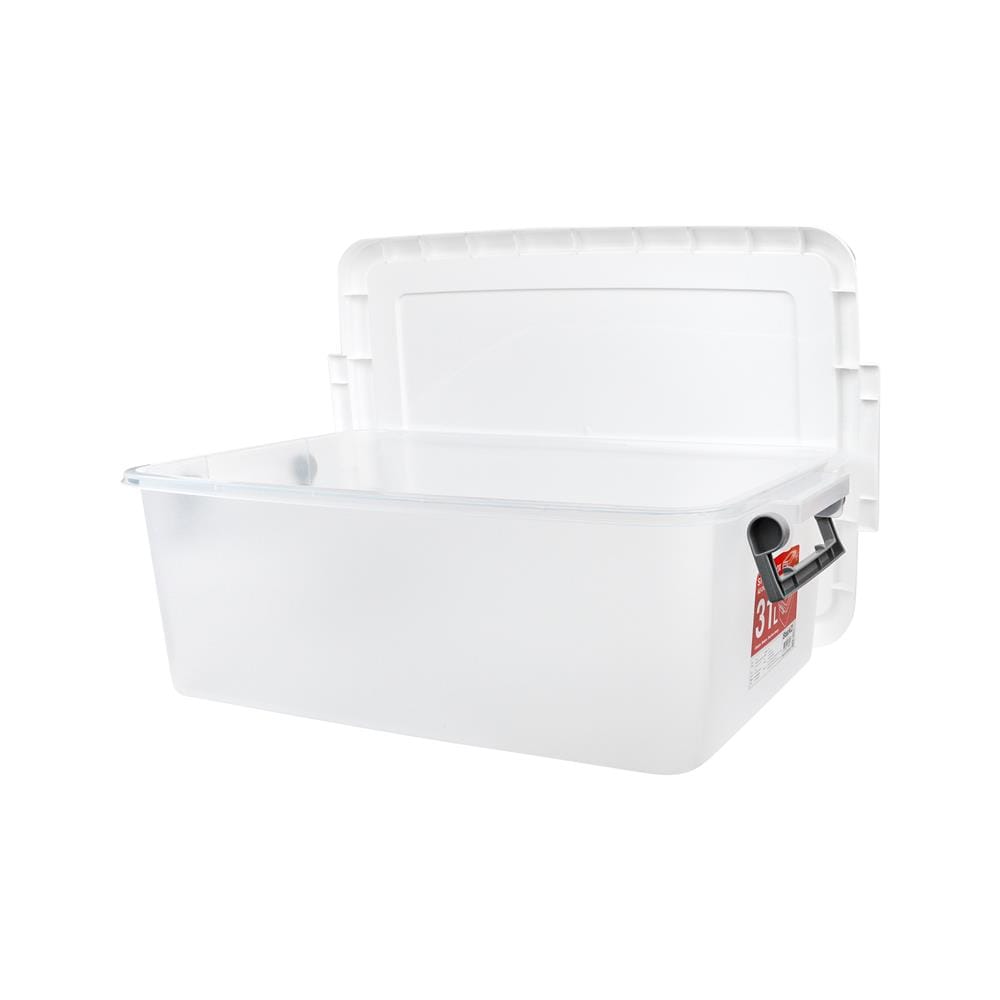 กล่องเก็บของ STACKO AZ 31 ลิตร 57x39.6x21.8 ซม. สีขาวขุ่น