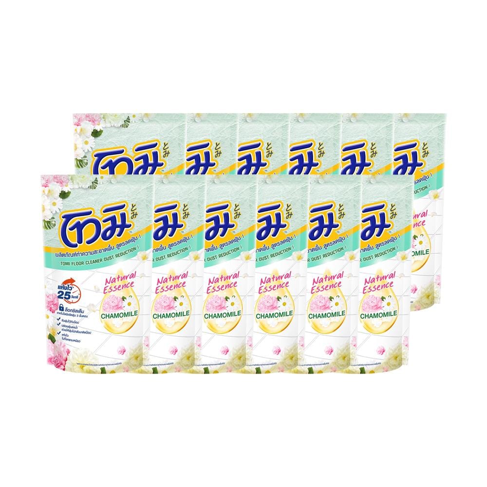 น้ำยาถูพื้นเนเชอรัล TOMI 550 มล. 12 ชิ้น CHAMOMILE
