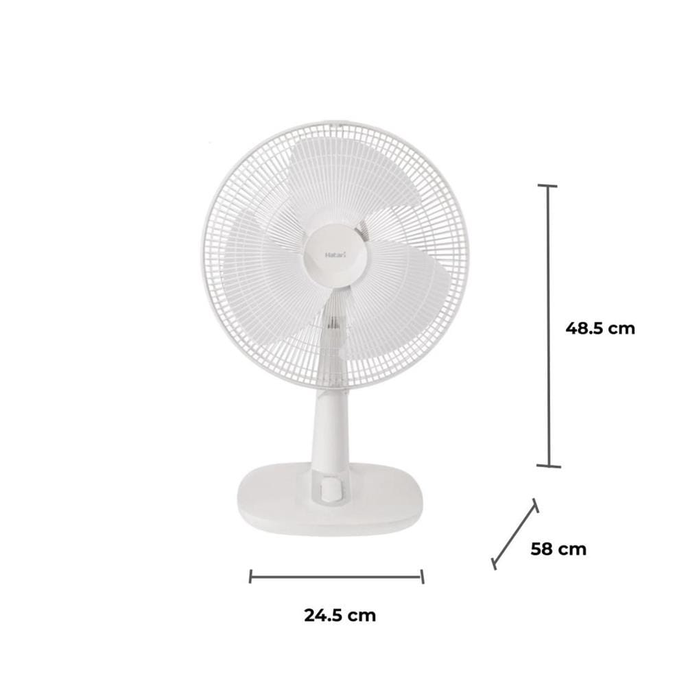 พัดลมตั้งโต๊ะ 16 นิ้ว HATARI T16M1 สีขาว