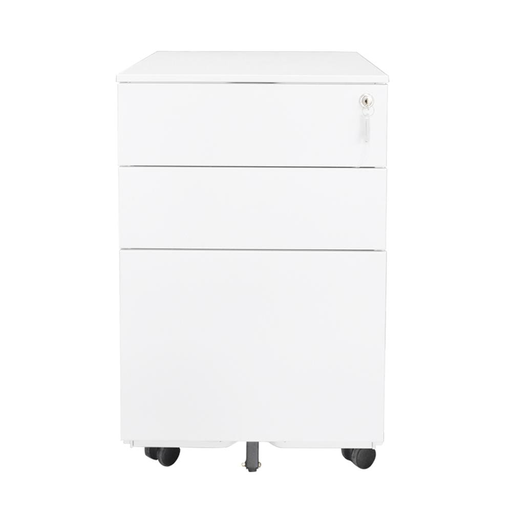 ตู้ลิ้นชักเหล็ก 3 ลิ้นชัก DESKSPACE สีขาว