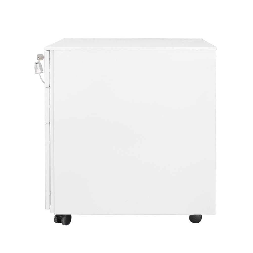 ตู้ลิ้นชักเหล็ก 3 ลิ้นชัก DESKSPACE สีขาว