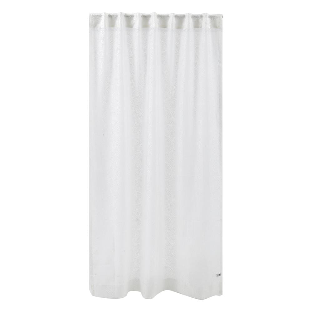 ผ้าม่านโปร่งซ่อนหู HOME LIVING STYLE CORAL 135x220 ซม. สีขาว