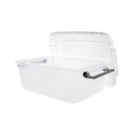 กล่องเก็บของ STACKO AZ 17 ลิตร 46.9x32.2x18.1 ซม. สีขาวขุ่น_3