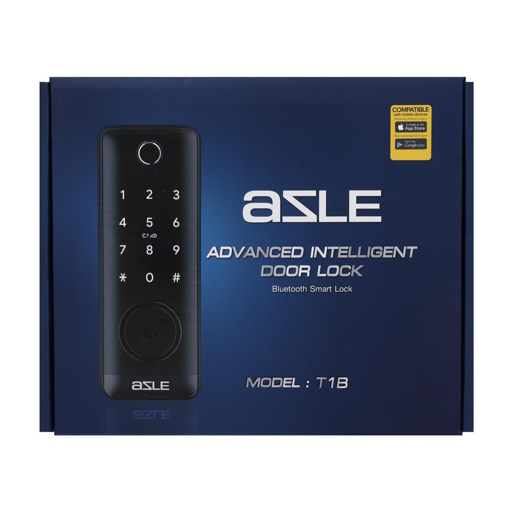 กลอนดิจิตอล AZLE T1B สีดำ