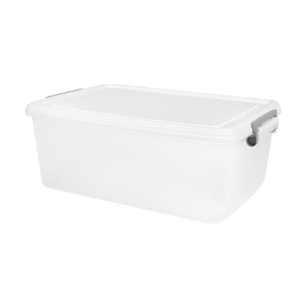 กล่องเก็บของ STACKO AZ 50 ลิตร 66.5x44.8x24.6 ซม. สีขาวขุ่น