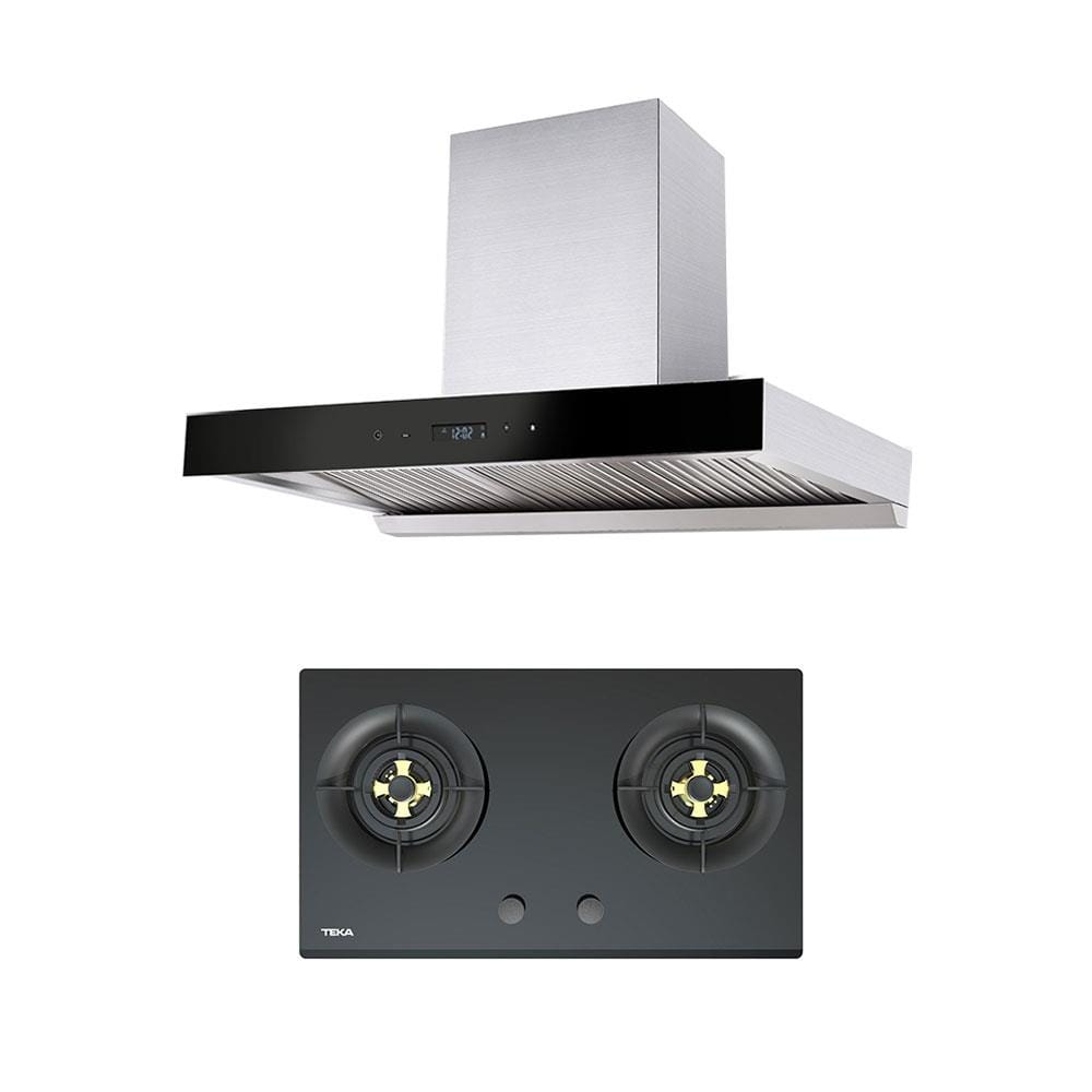 เตาฝัง+เครื่องดูดควัน TEKA GTS782G+DHW90TO