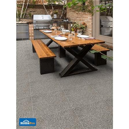 กระเบื้องพื้นพอร์ซเลน  40x40 ซม. CERGRES แมทตี้ เทา A 0.96 ตร.ม._4