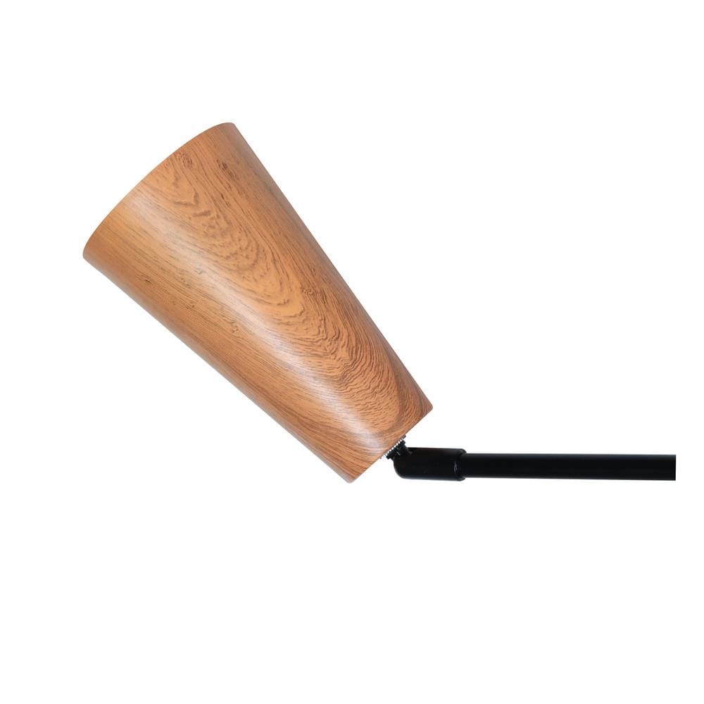 ไฟช่อ CARINI PH2142-2 สีขาว/ดำ/ลายไม้ 4 หัว