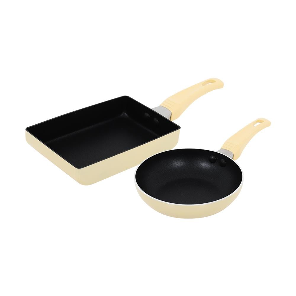 ชุดกระทะ EKONO SUGAR COOKIES 2 ชิ้น สีครีม