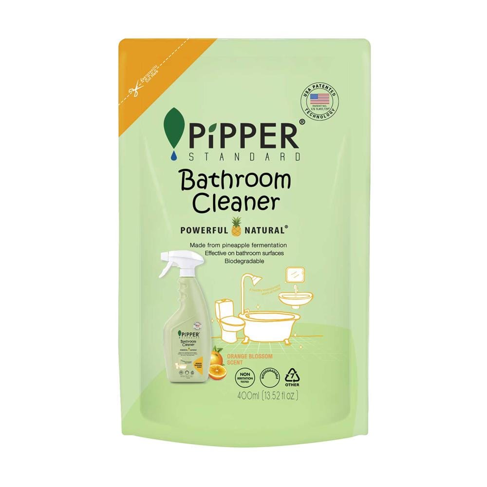 รีฟิลน้ำยาทำความสะอาดสุขภัณฑ์ PIPPER 400 มล. ORANGE BLOSSOM