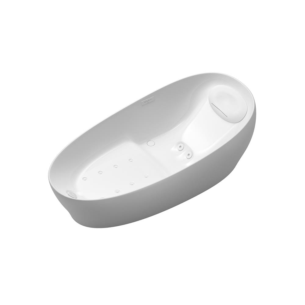 อ่างอาบน้ำวน แบบลอยตัว TOTO GALALATO (PJYD2200PW) 220 ซม. สีขาว