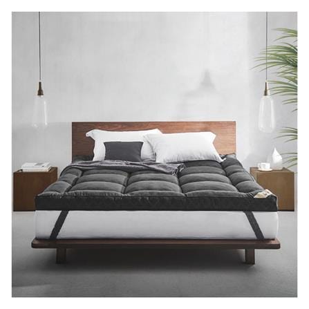 แผ่นรองนอน 3.5 ฟุต LOTUS AYAME DARK GRAY_3