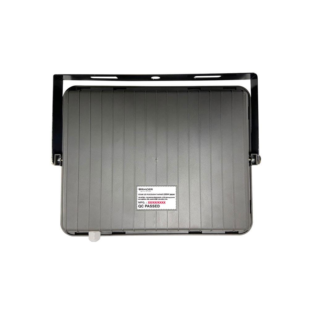 ไฟสปอตไลท์ SOLAR RACER FLOODLIGHT 200 วัตต์ WARM WHITE สีเทา