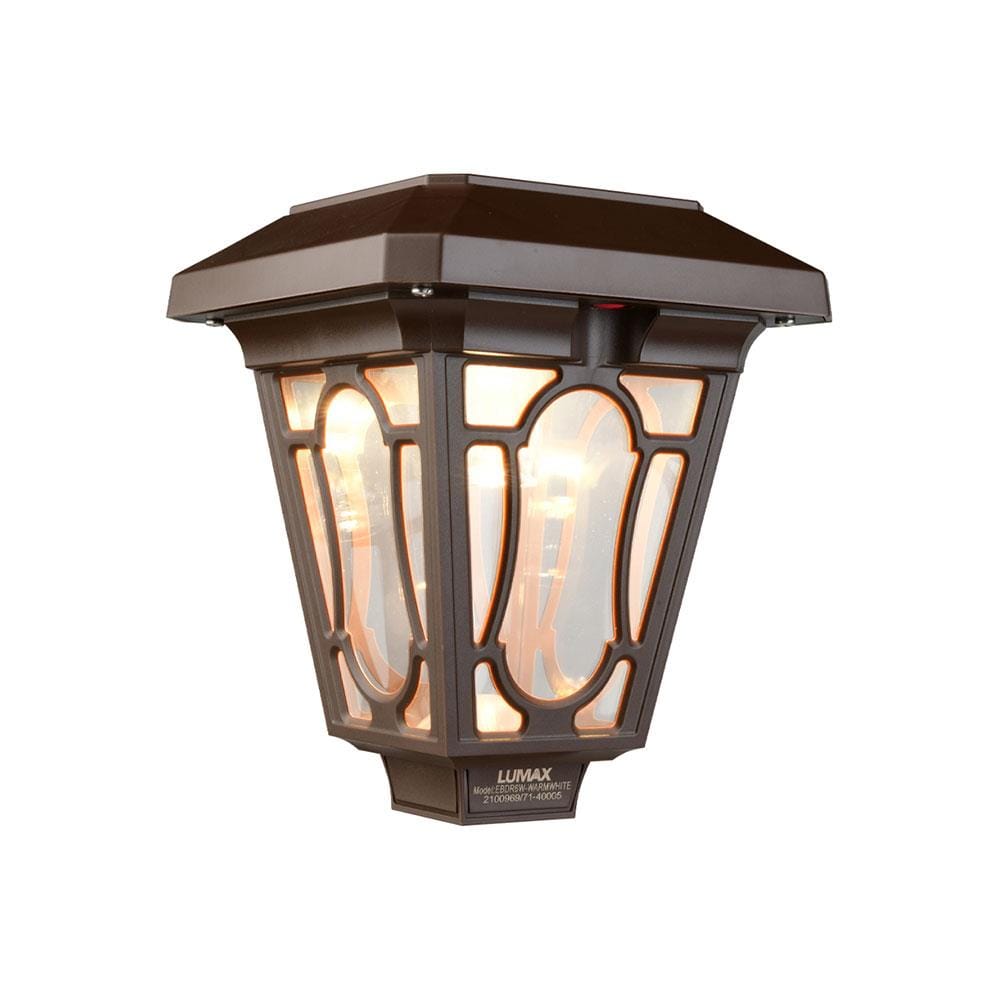 ไฟจัดสวน SOLAR LUMAX 58-00312 6 วัตต์ วอร์มไวท์ สีน้ำตาล