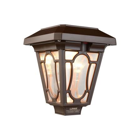 ไฟจัดสวน SOLAR LUMAX 58-00312 6 วัตต์ วอร์มไวท์ สีน้ำตาล_1