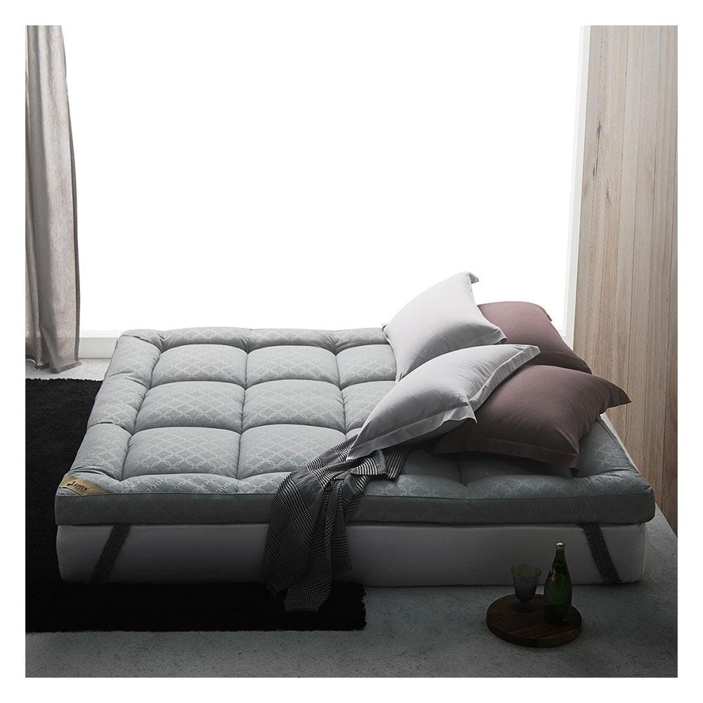 แผ่นรองนอน 3.5 ฟุต LOTUS AYAME LIGHT GRAY
