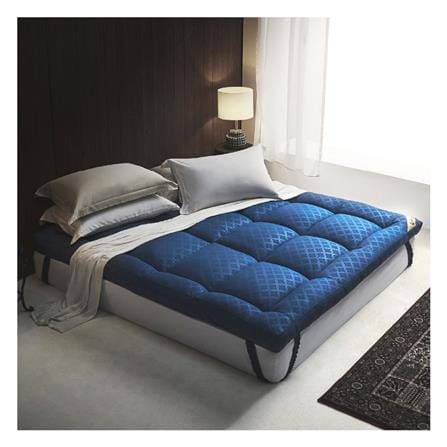 แผ่นรองนอน 3 ฟุต LOTUS AYAME NAVY BLUE_3