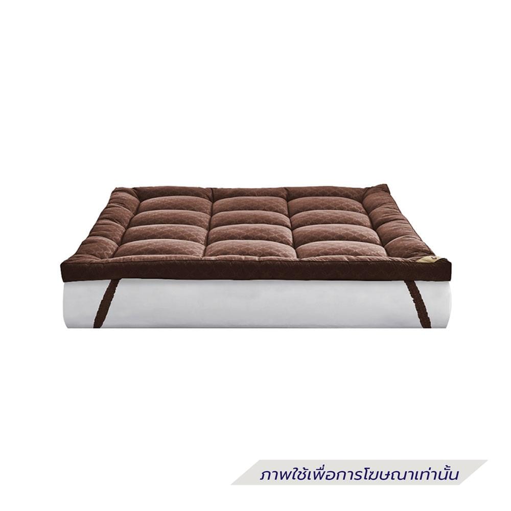 แผ่นรองนอน 6 ฟุต LOTUS AYAME DARK BROWN