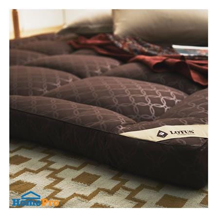 แผ่นรองนอน 6 ฟุต LOTUS AYAME DARK BROWN_4