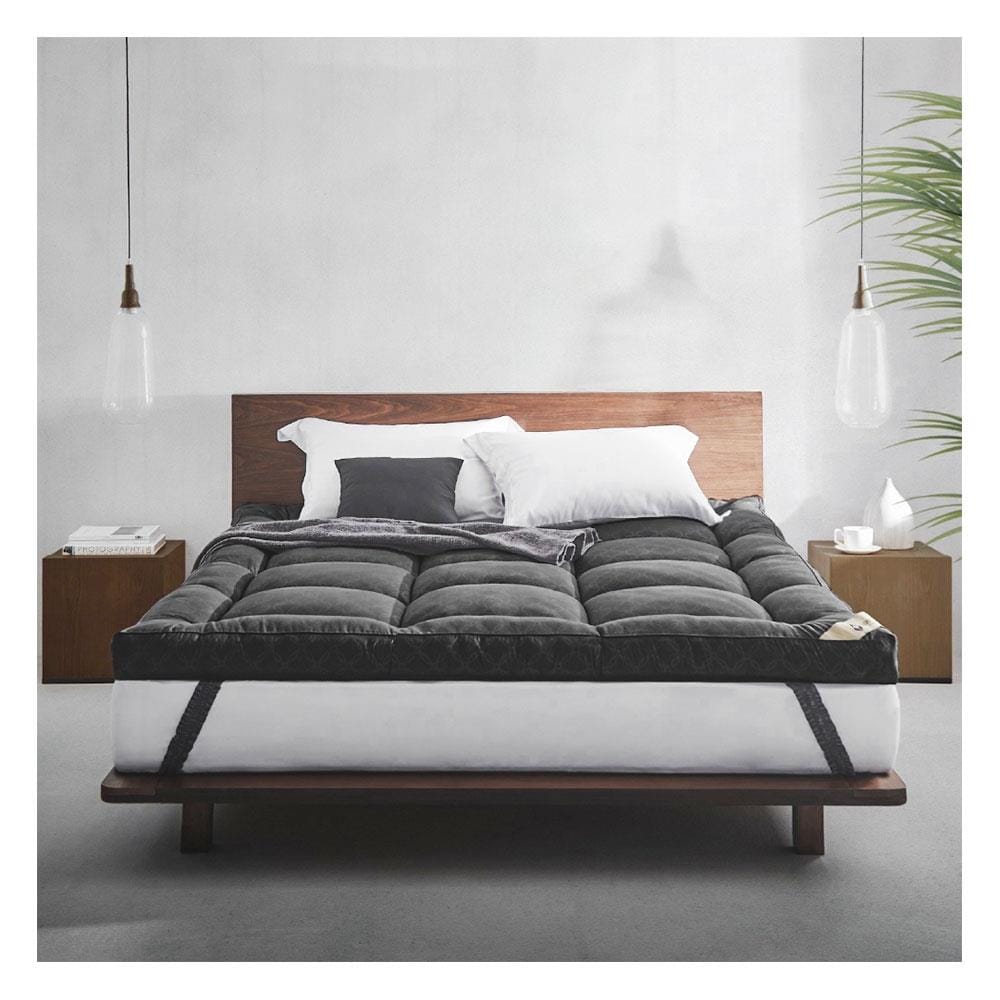 แผ่นรองนอน 3 ฟุต LOTUS AYAME DARK GRAY