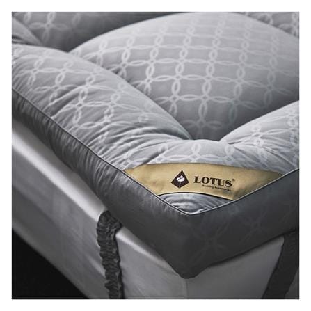 แผ่นรองนอน 3 ฟุต LOTUS AYAME DARK GRAY_2