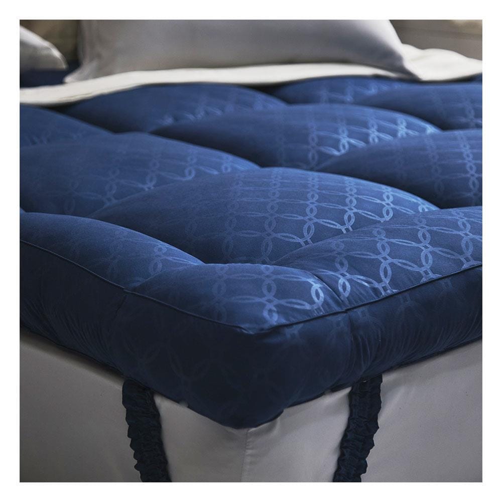 แผ่นรองนอน 5 ฟุต LOTUS AYAME NAVY BLUE