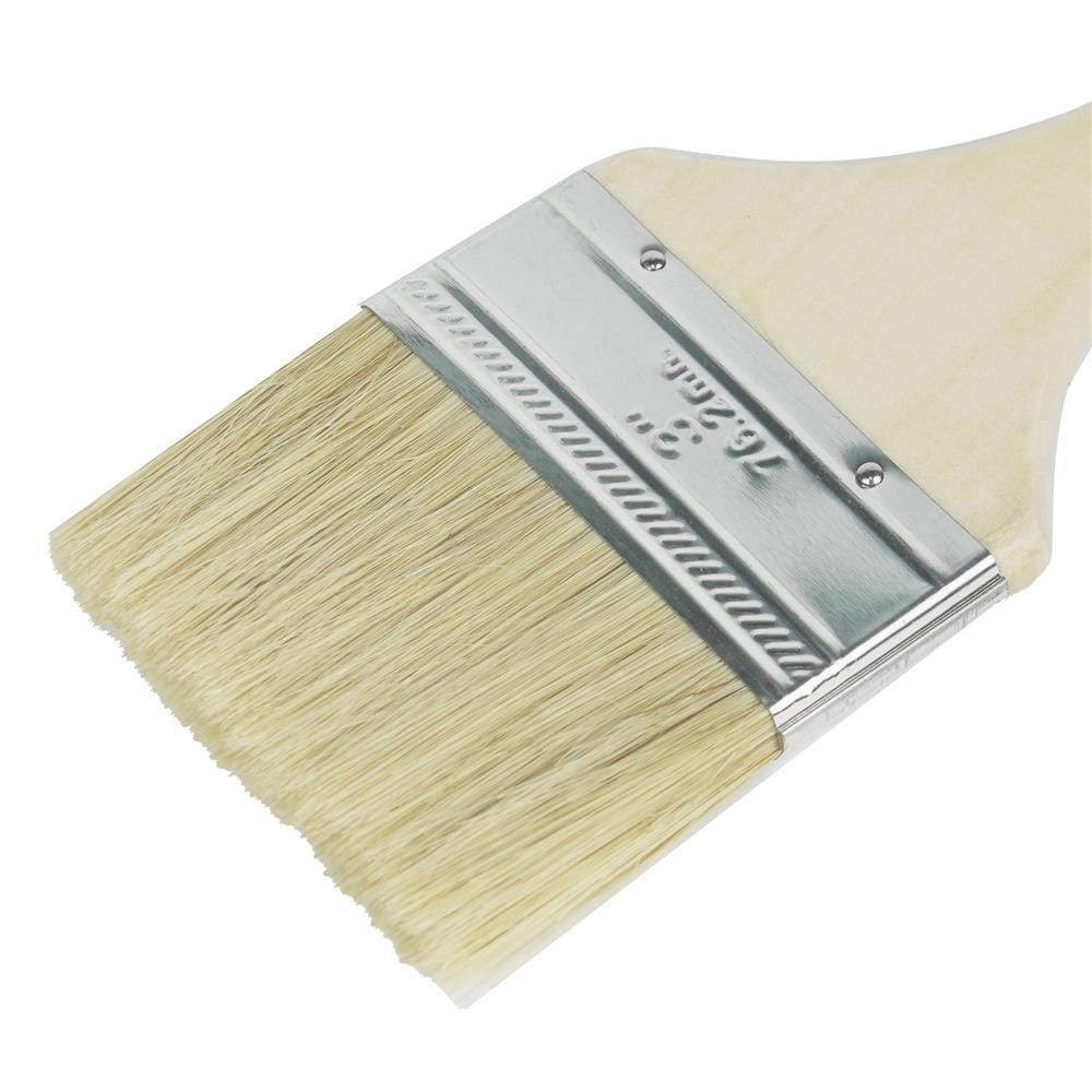 แปรงทาสีขนสังเคราะห์ด้ามไม้ปลายแดง MATALL H205 3 นิ้ว