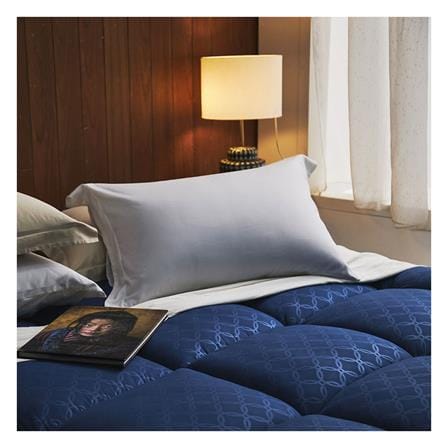 แผ่นรองนอน 6 ฟุต LOTUS AYAME NAVY BLUE_2