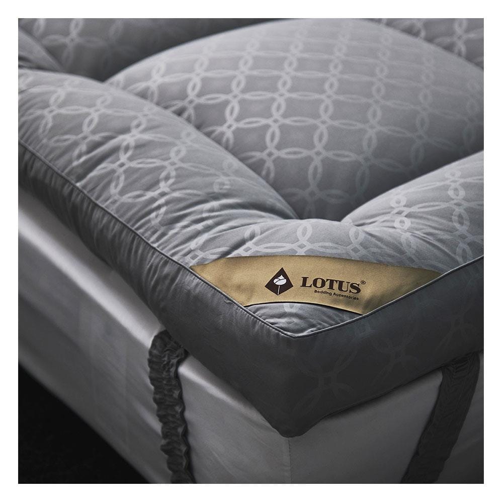 แผ่นรองนอน 5 ฟุต LOTUS AYAME DARK GRAY