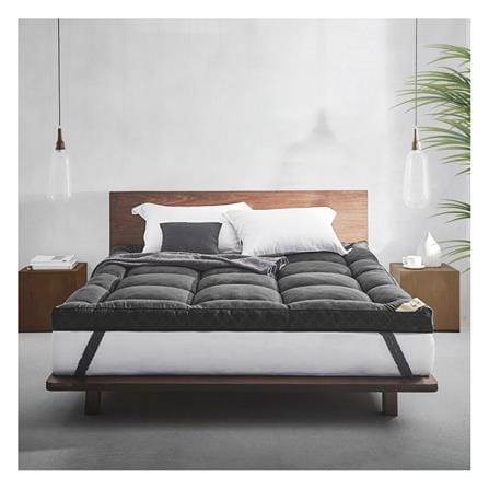 แผ่นรองนอน 5 ฟุต LOTUS AYAME DARK GRAY_3