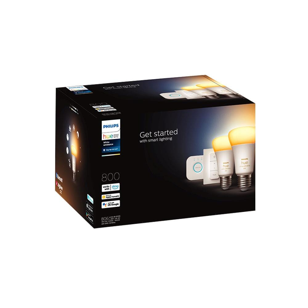 เซ็ตหลอด LED PHILIPS HUE 7 วัตต์ DAYLIGHT/COOL WHITE/WARM WHITE E27