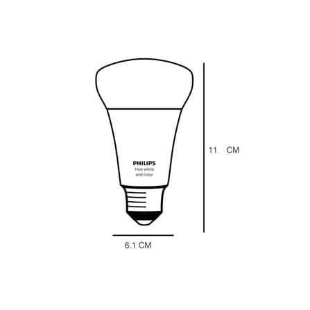 เซ็ตหลอด LED PHILIPS HUE 7 วัตต์ DAYLIGHT/COOL WHITE/WARM WHITE E27_4