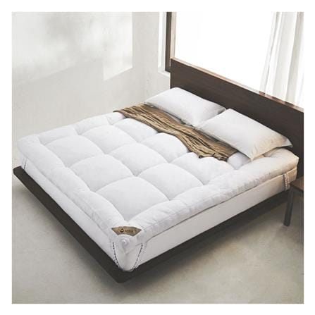 แผ่นรองนอน 5 ฟุต LOTUS AYAME WHITE_3
