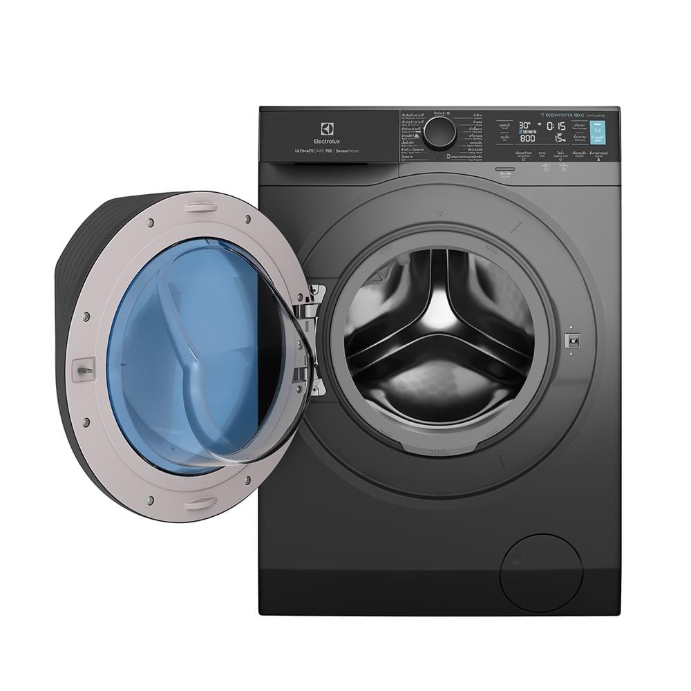 เครื่องซักผ้าฝาหน้า ELECTROLUX EWF1042R7SB 10 กก. อินเวอร์เตอร์ +ขาตั้ง