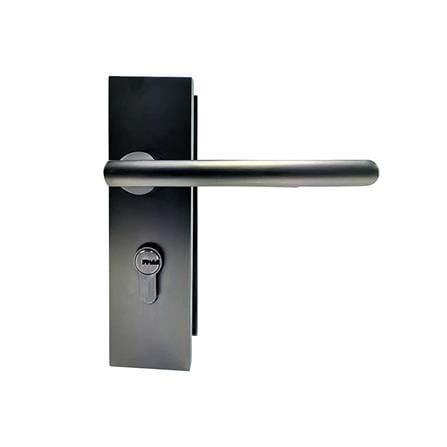 มือจับก้านโยกห้องทั่วไป MORTISE VECO LD0522A-BLK-ET สีดำ_0