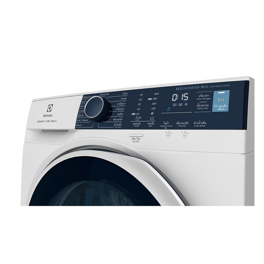เครื่องซักผ้าฝาหน้า ELECTROLUX EWF9024P5WB 9 กก. อินเวอร์เตอร์ +ขาตั้ง
