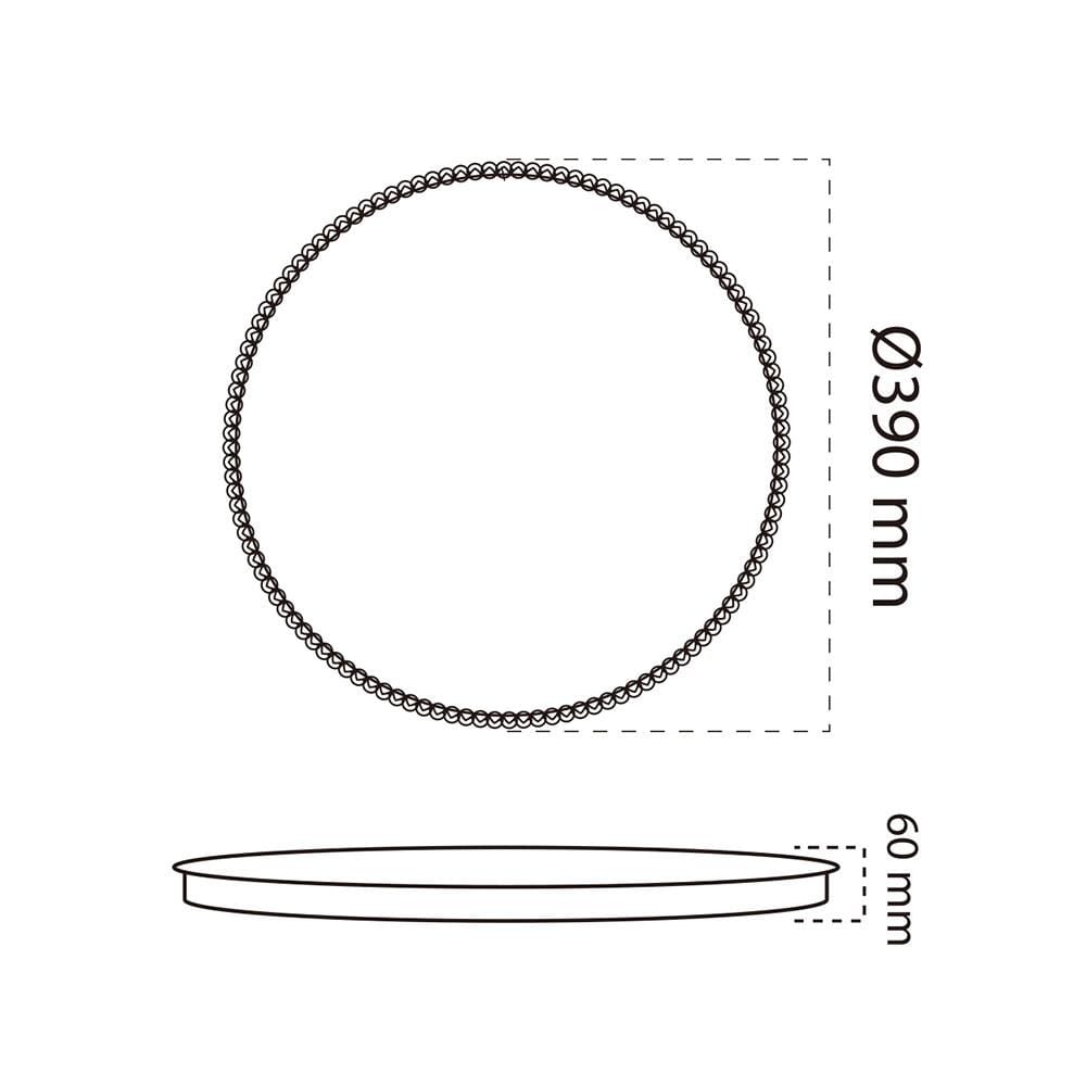 ไฟเพดาน LED SHINING CHADA 15 นิ้ว 36 วัตต์ DAYLIGHT/COOL WHITE/WARM WHITE