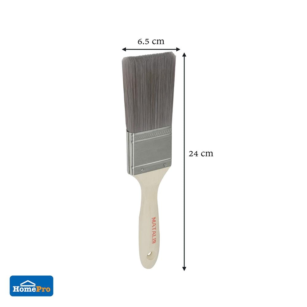 แปรงทาสี POLYESTER MATALL SRT 2.5 นิ้ว