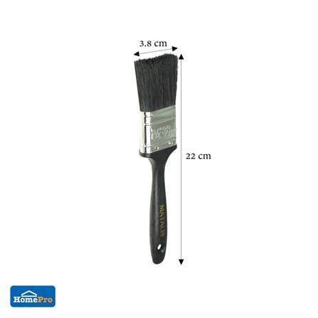 แปรงทาสีขนสังเคราะห์ด้ามดำ MATALL PB046 1.5 นิ้ว_4