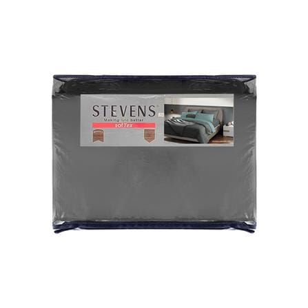 ชุดผ้าปูที่นอน 5 ฟุต 6 ชิ้น STEVENS SOFTEX ON11DK สีเทา_4