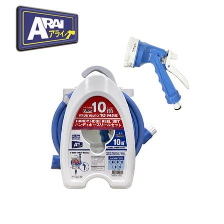สายยางโรล ARAI 3/8 นิ้วX10 ม. สีน้ำเงิน_0