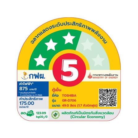 ตู้เย็น 1 ประตู TOSHIBA GR-D706MG 1.7 คิว สีดำ_4