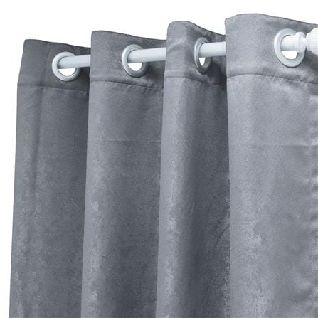 ผ้าม่าน EYELET ME LIVING RIGA UV 140X220 ซม. สีเทา_1